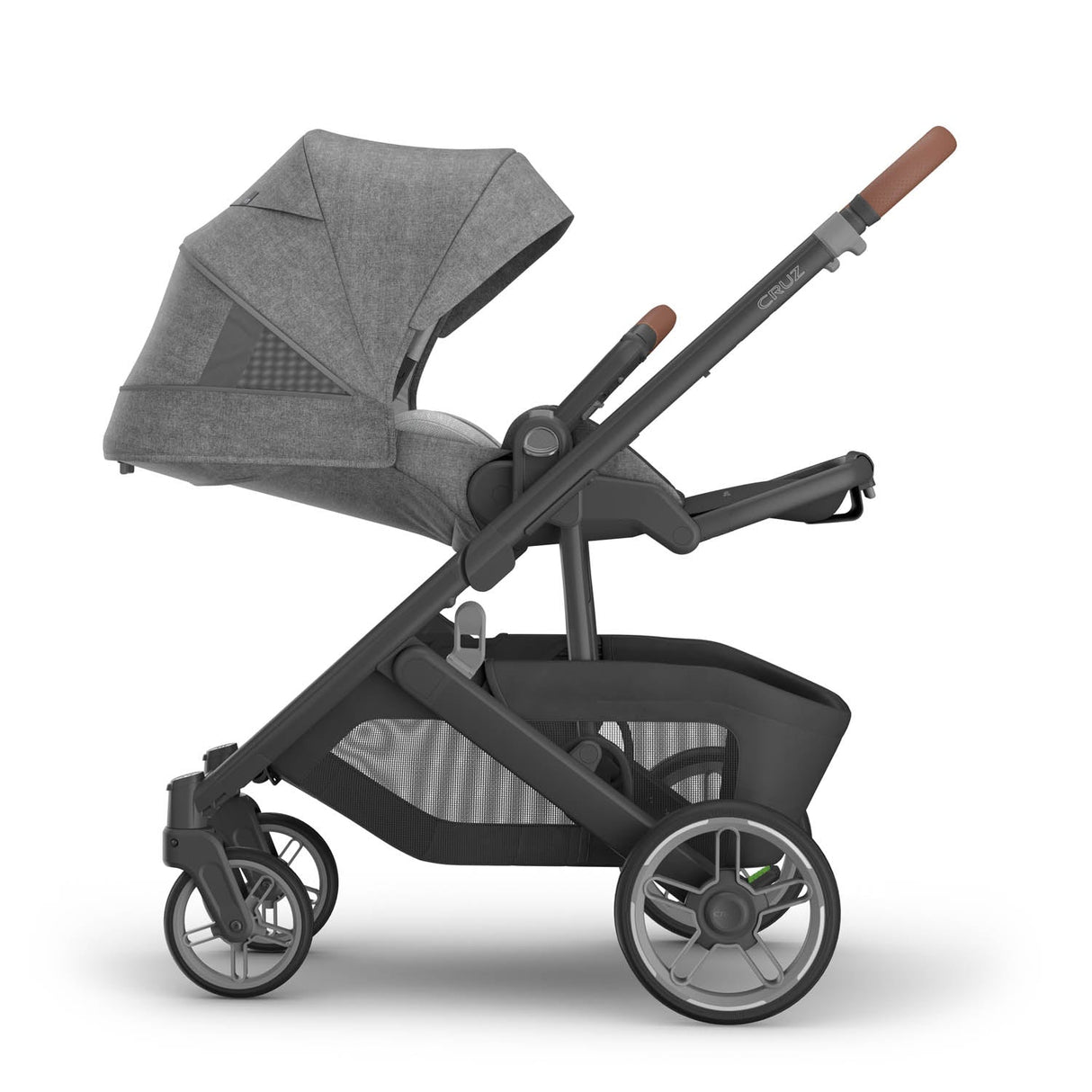 UPPAbaby Cruz V3 Pushchair, Carrycot & Accessory Bundle - Greyson