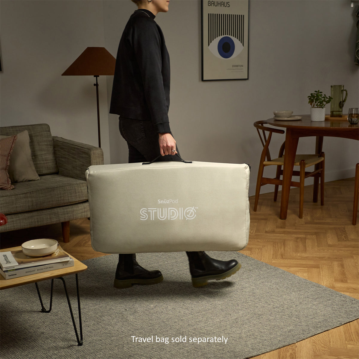 SnuzPod Studio Bedside Crib - Oslo