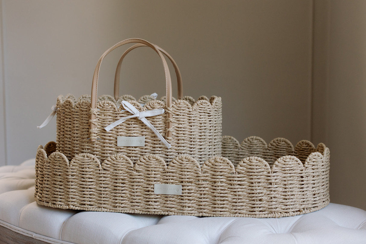 Baby Changing Basket and Mat Bundle