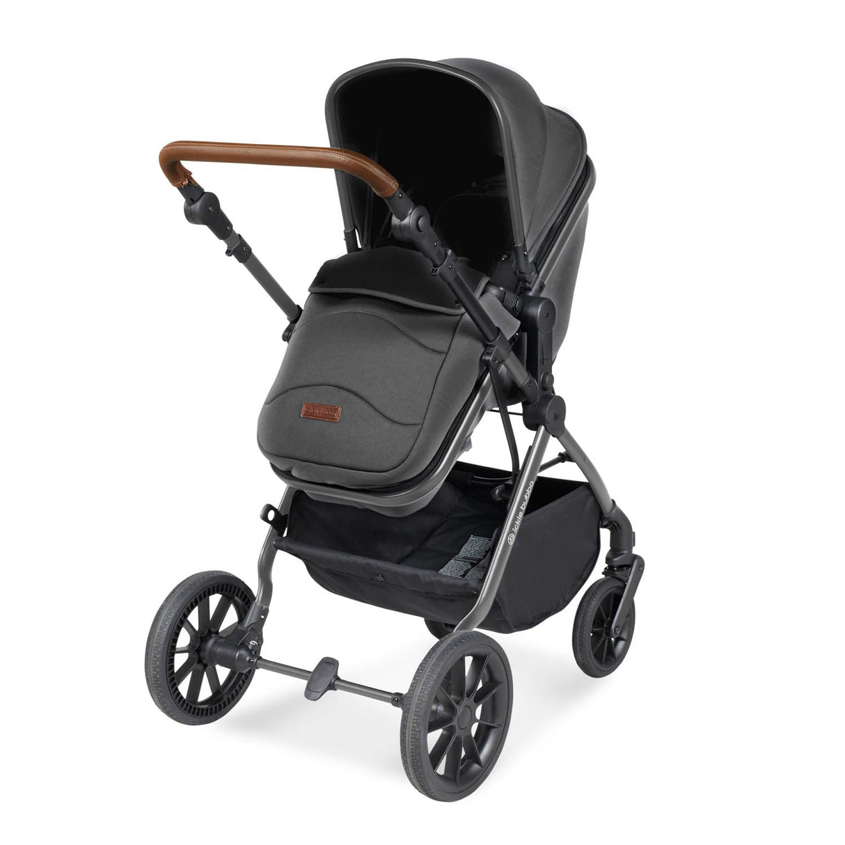 Ickle Bubba Cosmo 2 in 1 Pushchair - Black/Graphite Grey