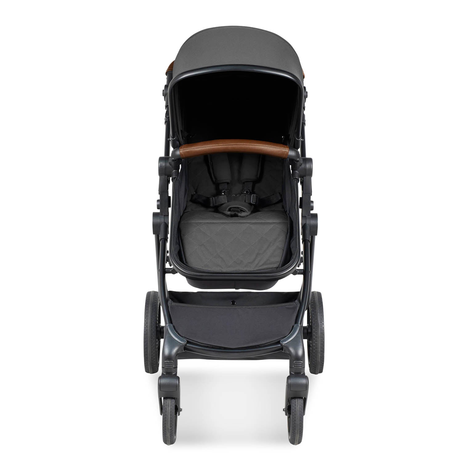 Ickle Bubba Cosmo All in One Nimbus i-Size Travel System & Spin Base - Black/Graphite Grey