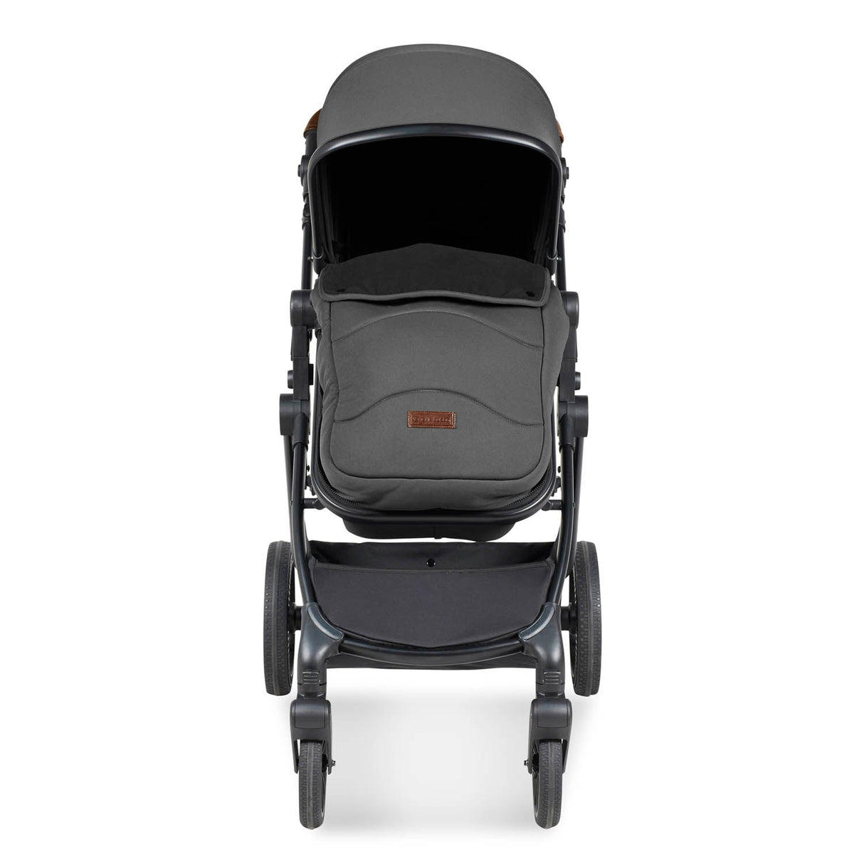 Ickle Bubba Cosmo All in One Nimbus i-Size Travel System & Spin Base - Black/Graphite Grey