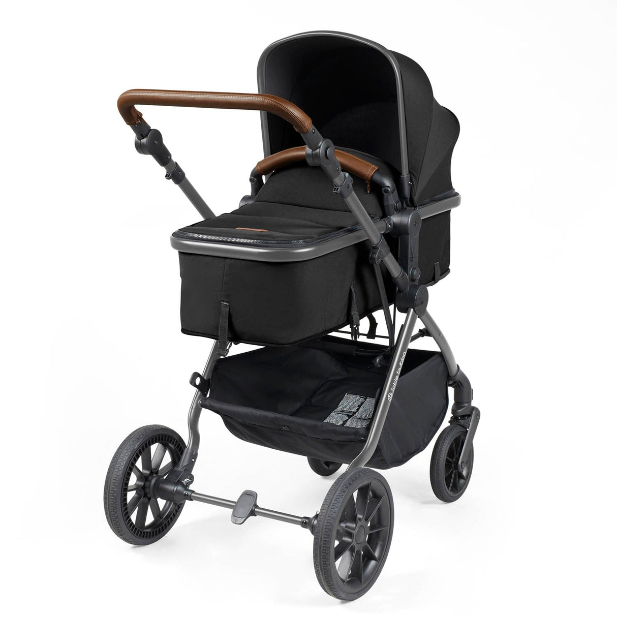 Ickle Bubba Cosmo All in One Nimbus i-Size Travel System & Spin Base - Gunmetal/Black