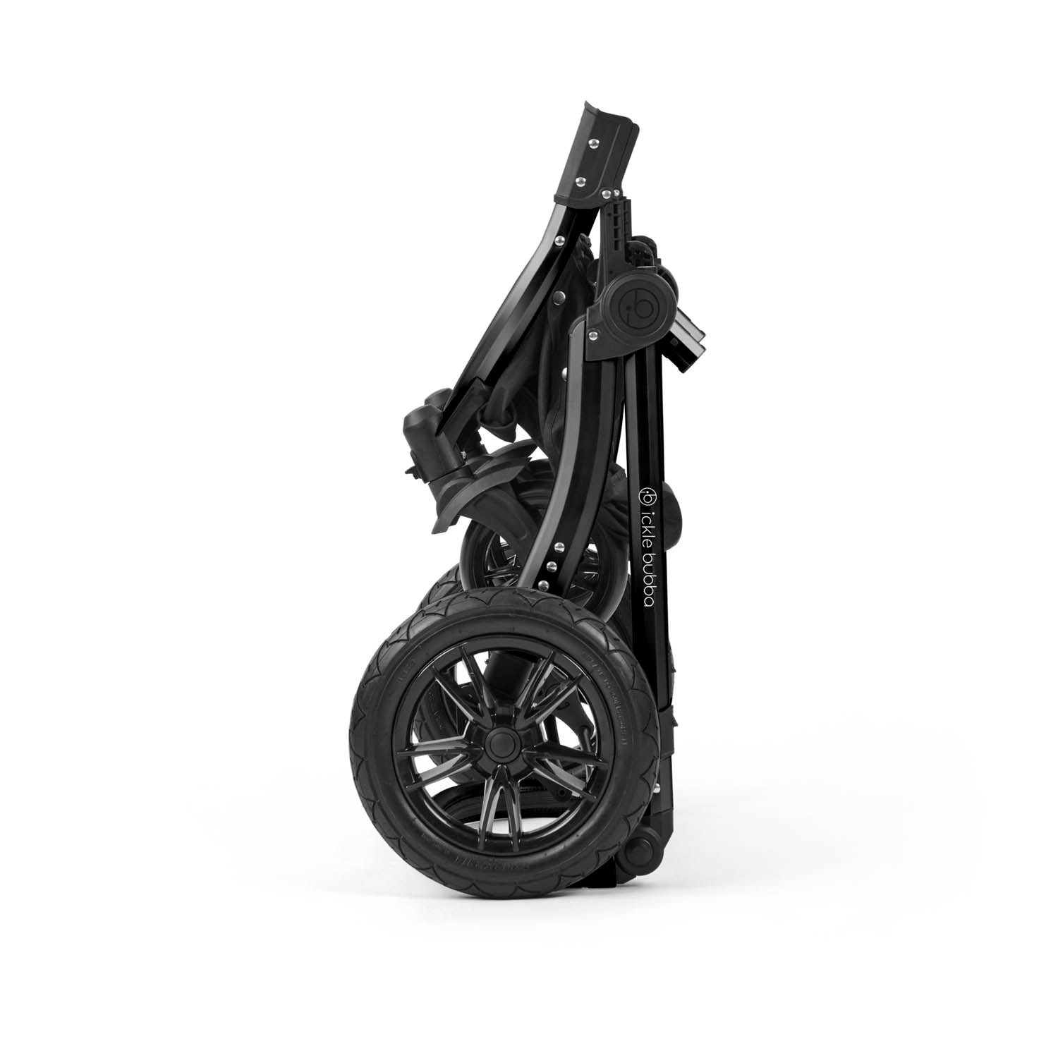 Ickle Bubba Stomp Luxe 12 Piece Travel System with Maxi-Cosi Cabriofix i-Size & Base - Black/Stone/Black