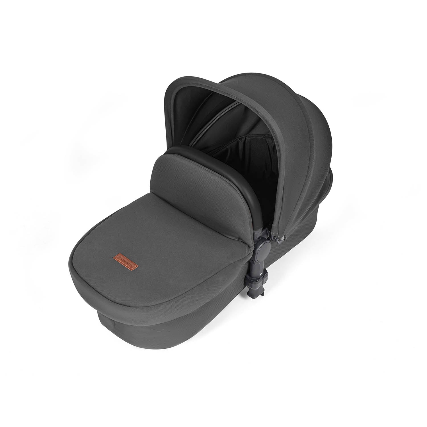 Ickle Bubba Stomp Luxe 12 Piece Travel System with Maxi-Cosi Cabriofix i-Size & Base - Silver/Charcoal Grey/Black