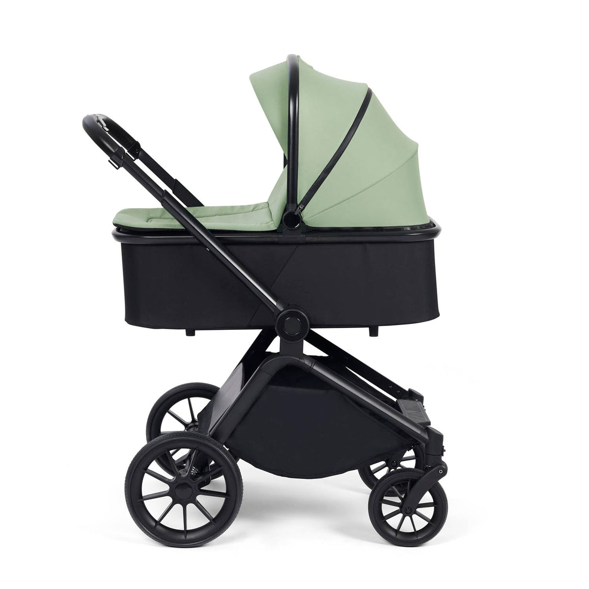 Ickle Bubba Altima 12 Piece Travel System with i-Size Nimbus Car Seat & Spin Base - Sage Green