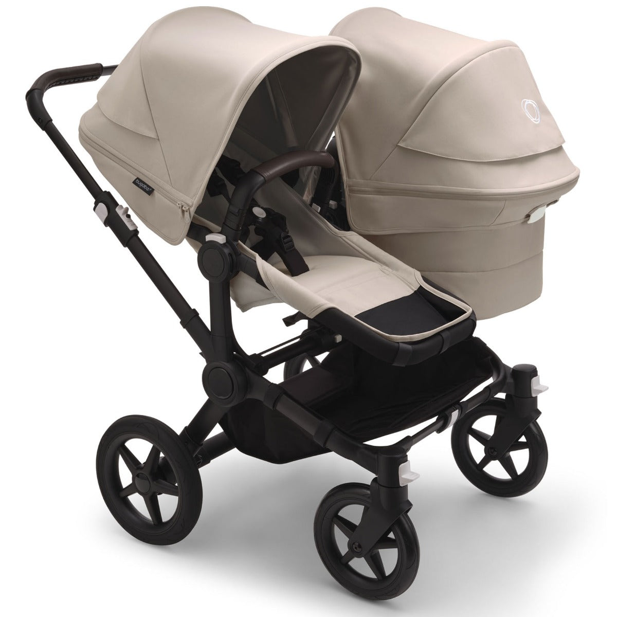 Bugaboo Donkey 5 Duo with Maxi-Cosi Cabriofix iSize Travel System - Black/Desert Taupe 2