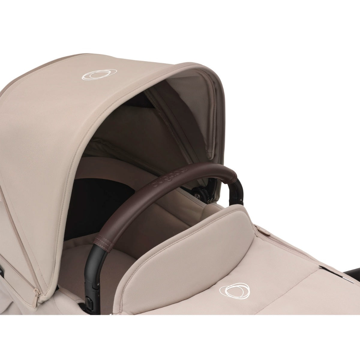 Bugaboo Dragonfly Travel System with Cybex Cloud T + Rotating Isofix Base - Black/Desert Taupe