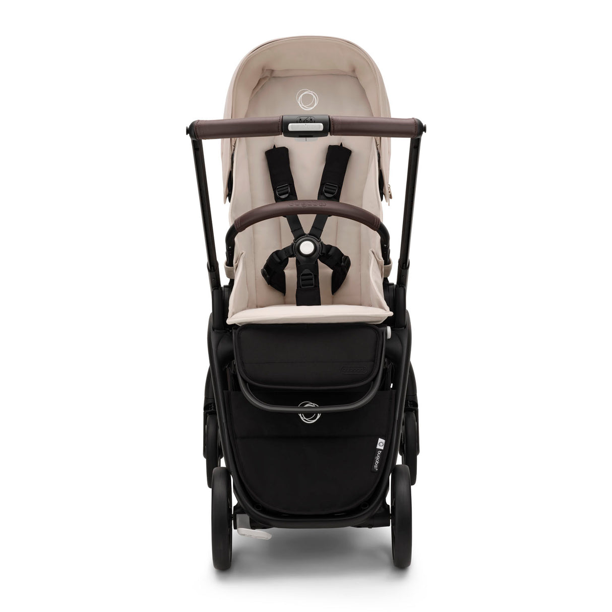 Bugaboo Dragonfly Travel System with Maxi-Cosi Cabriofix i-Size + Isofix Base - Black/Desert Taupe