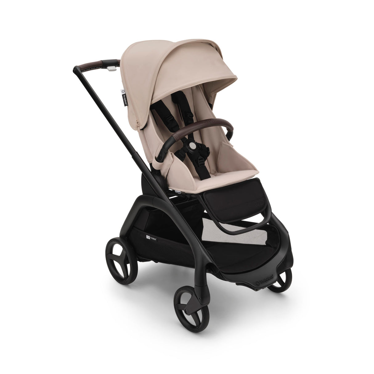 Bugaboo Dragonfly Travel System with Maxi-Cosi Cabriofix i-Size + Isofix Base - Black/Desert Taupe