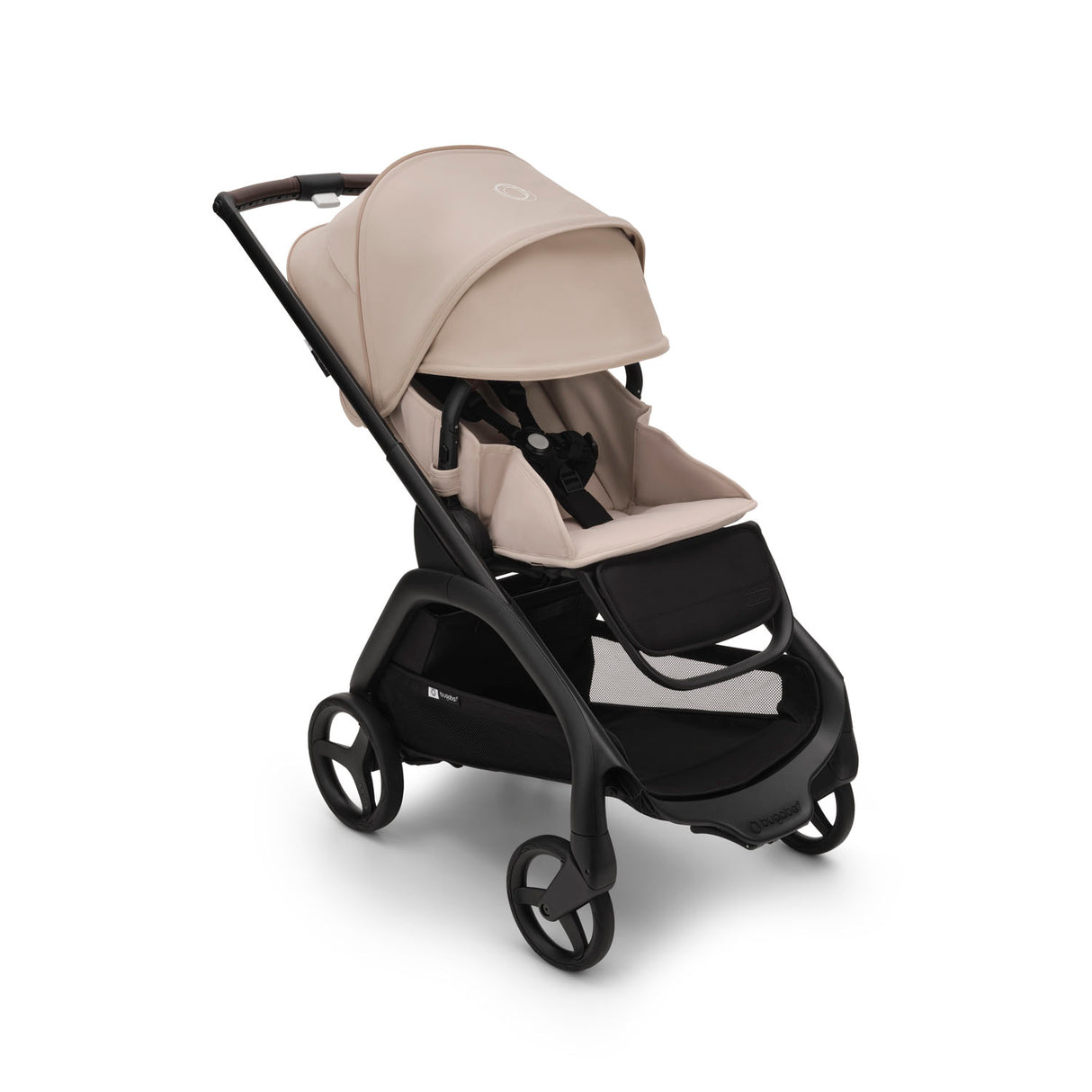 Bugaboo Dragonfly Travel System with Maxi-Cosi Cabriofix i-Size + Isofix Base - Black/Desert Taupe