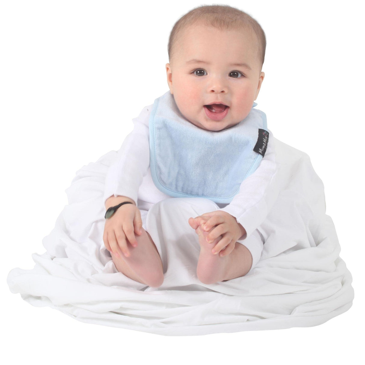 Mum 2 Mum Infant Wonder Bib - Baby Blue