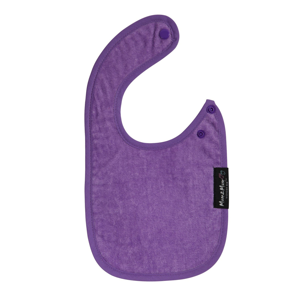 Mum 2 Mum Infant Wonder Bib - Purple