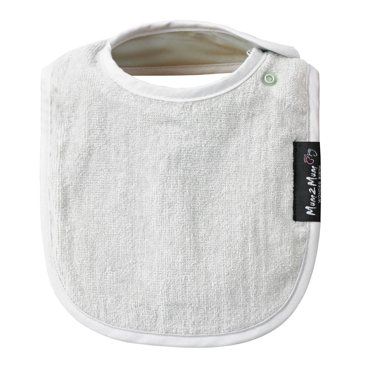 Mum 2 Mum Infant Wonder Bib - Stone Grey