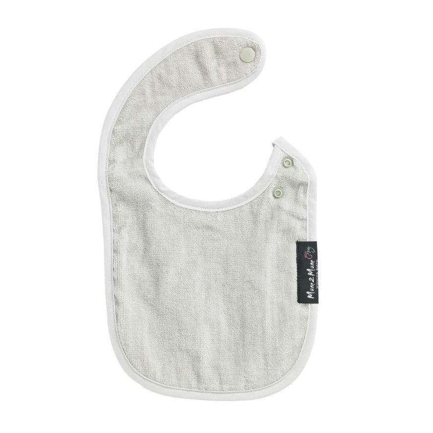 Mum 2 Mum Infant Wonder Bib - Stone Grey
