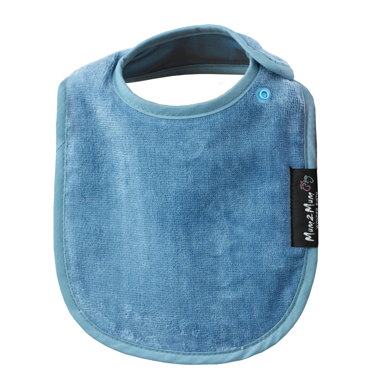 Mum 2 Mum Infant Wonder Bib - Denim Blue