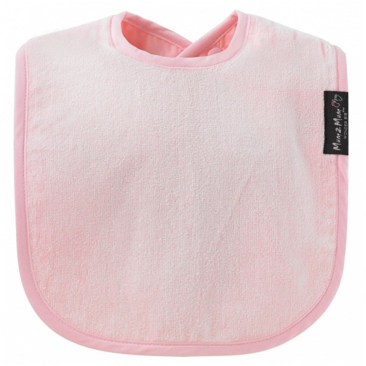 Mum 2 Mum Standard Wonder Bib - Baby Pink