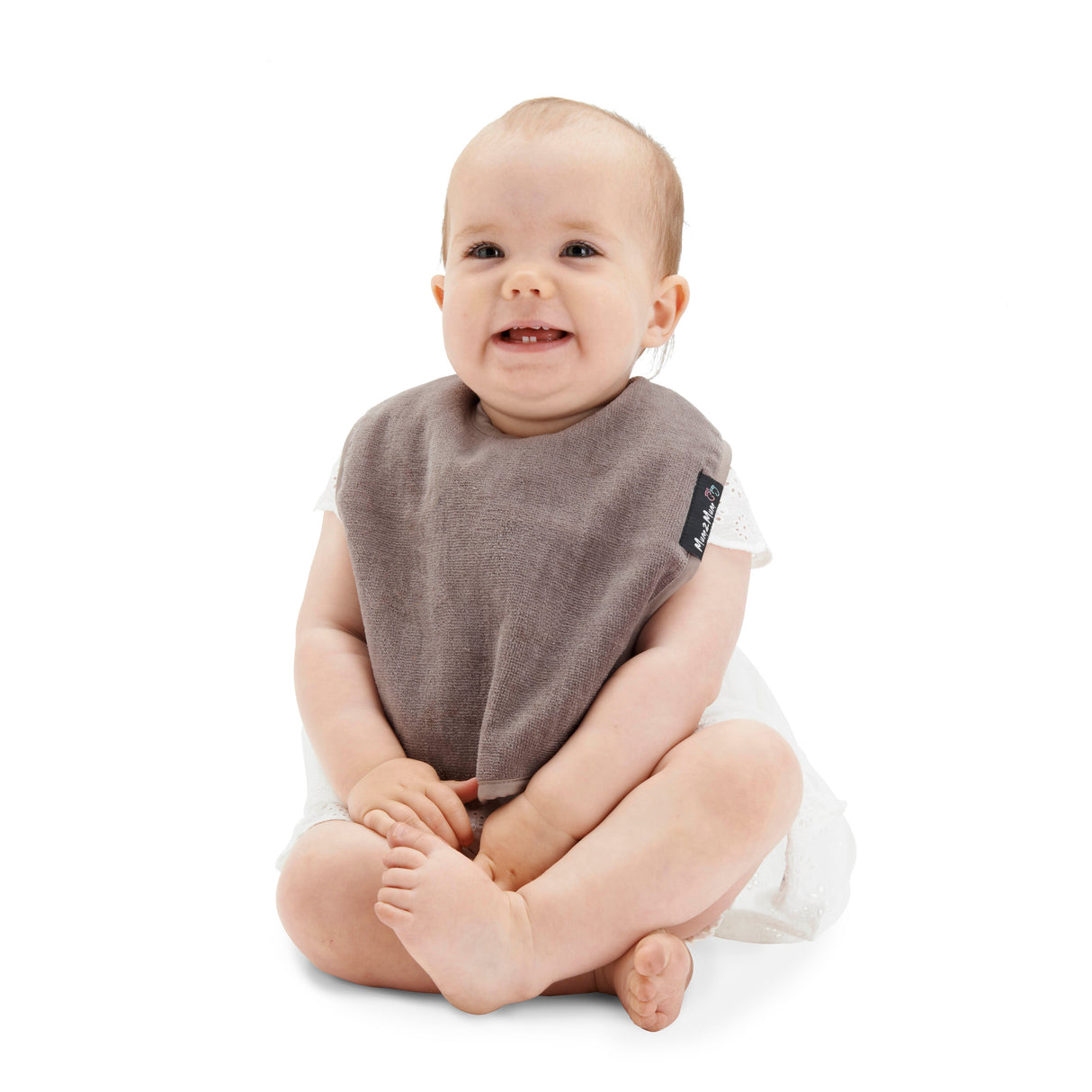 Mum 2 Mum Standard Wonder Bib - Mushroom Grey/Brown