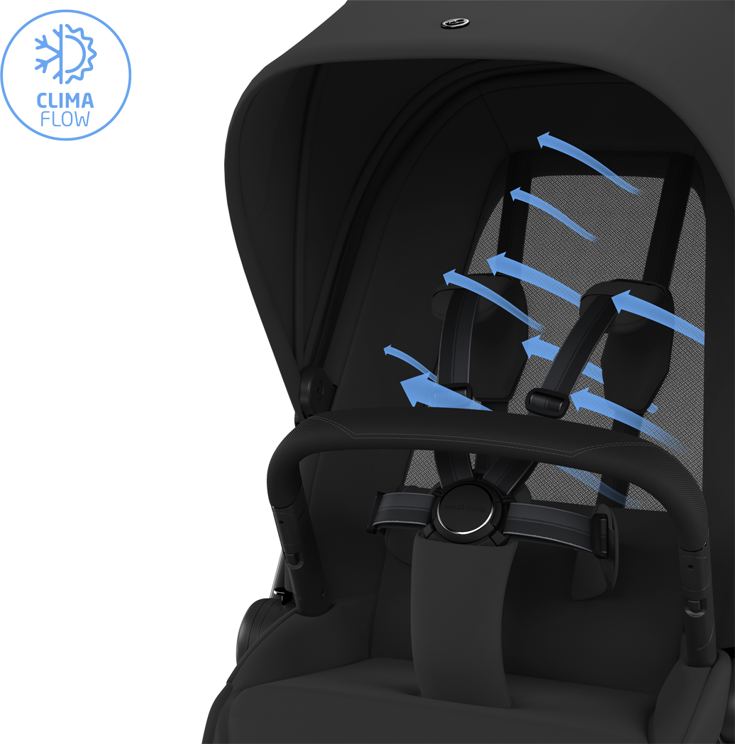 Maxi-Cosi Fame 8 Piece Ultimate Travel System - Onyx Black