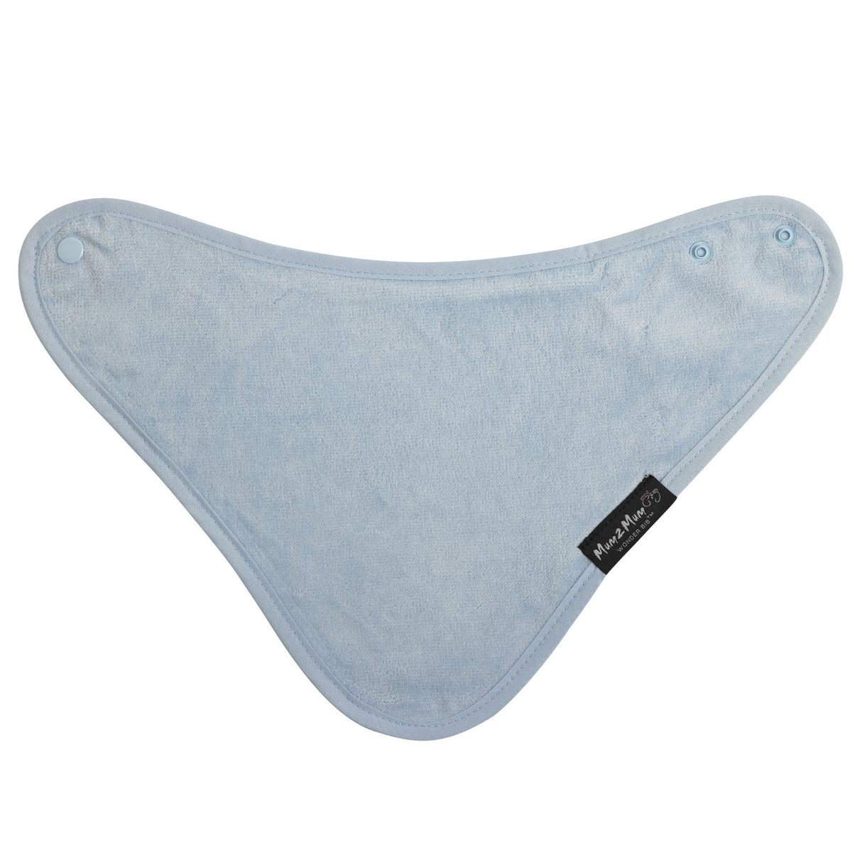 Mum 2 Mum Bandana Style Wonder Bib - Baby Blue