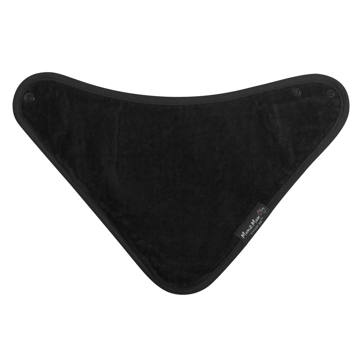 Mum 2 Mum Bandana Style Wonder Bib - Black