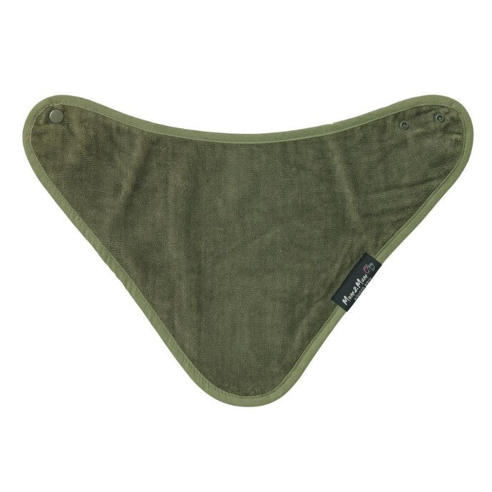 Mum 2 Mum Bandana Style Wonder Bib - Olive Green