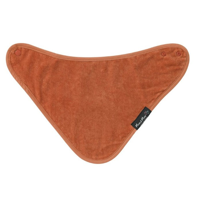 Mum 2 Mum Bandana Style Wonder Bib - Rust Orange