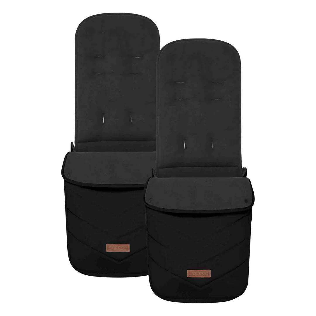 Ickle Bubba Virgo Twin 18 Piece Travel System with Cirrus i-Size Car Seat & Base - Black