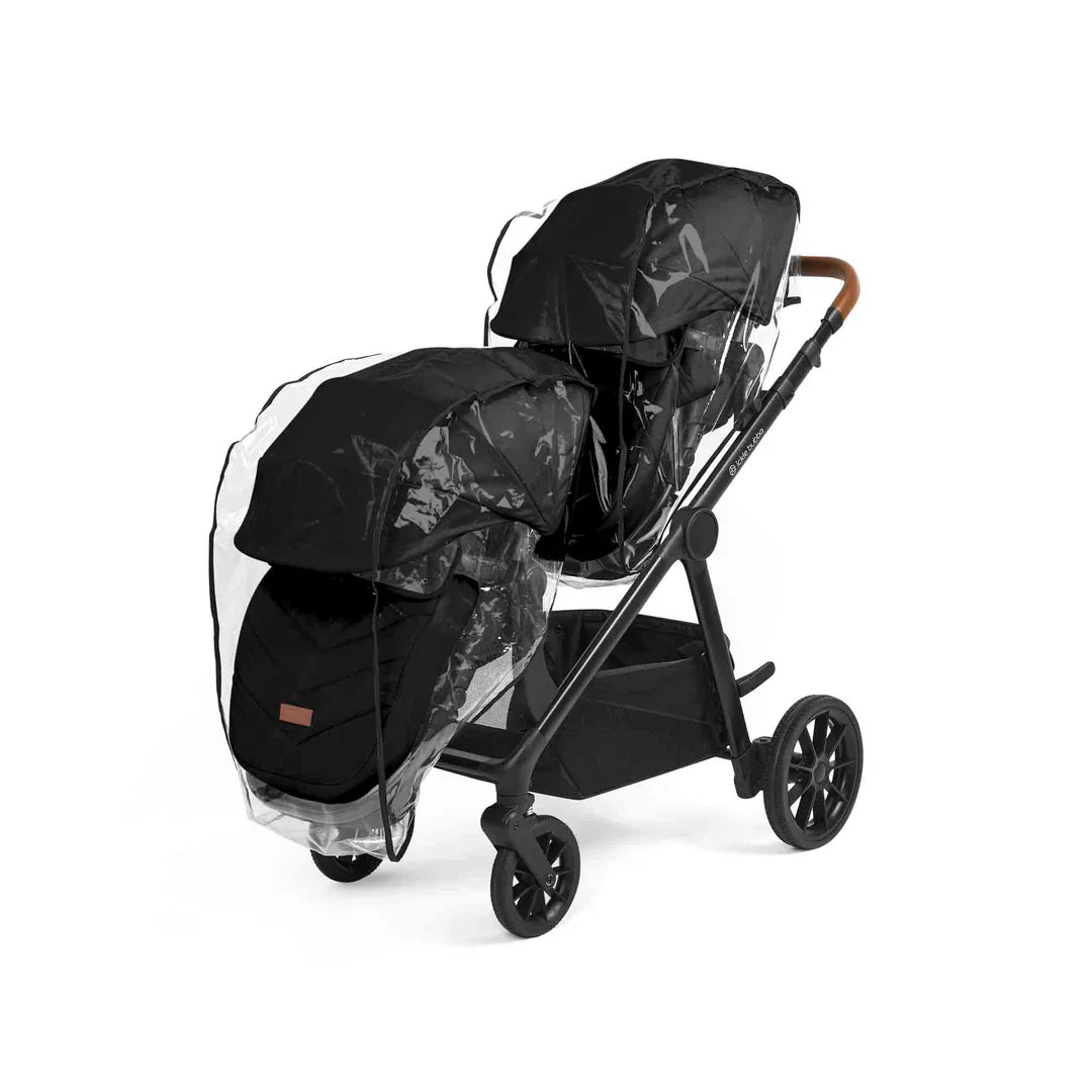 Ickle Bubba Virgo Twin 18 Piece Travel System with Cirrus i-Size Car Seat & Base - Black