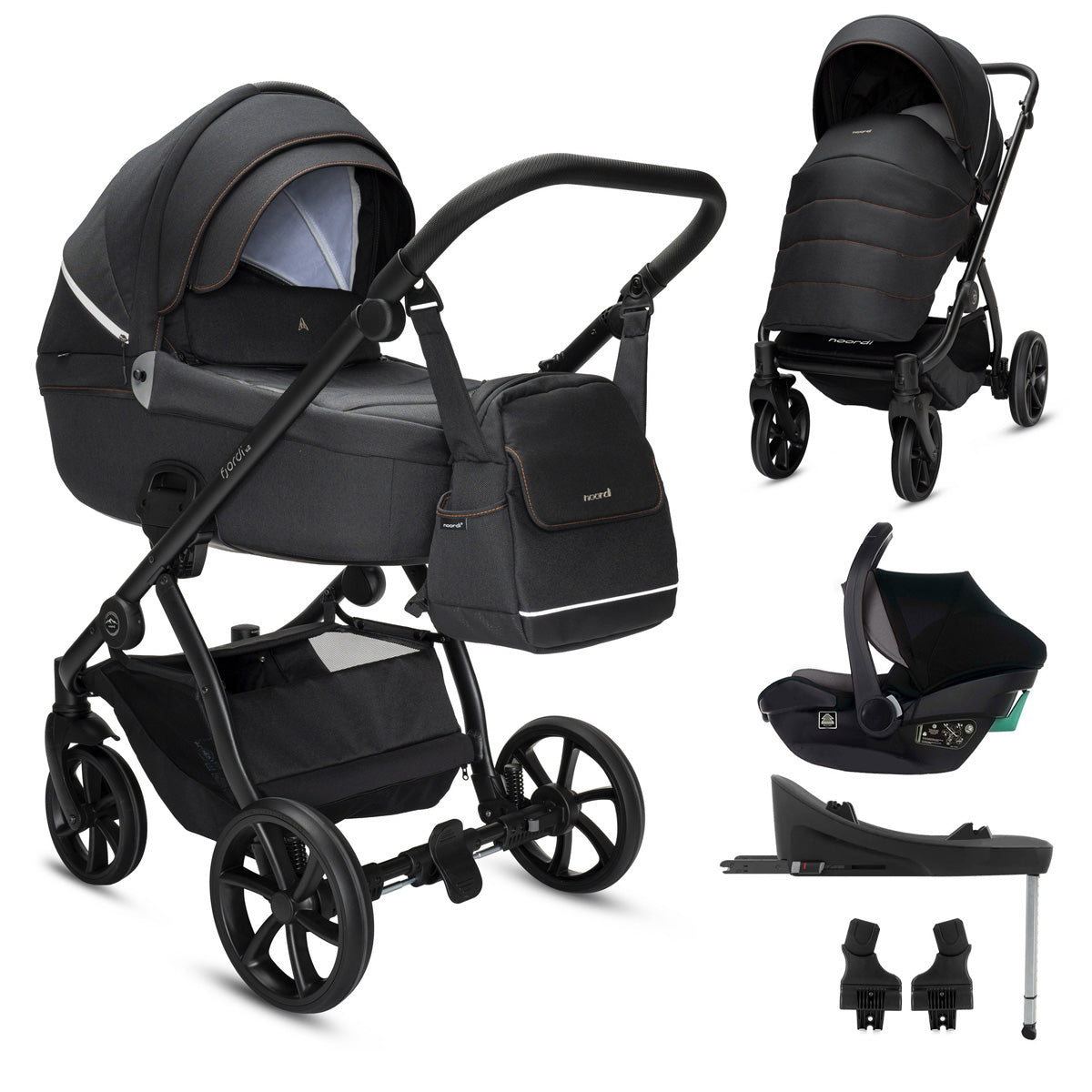Noordi Fjordi V2 3in1 with Travel Carrier Car Seat