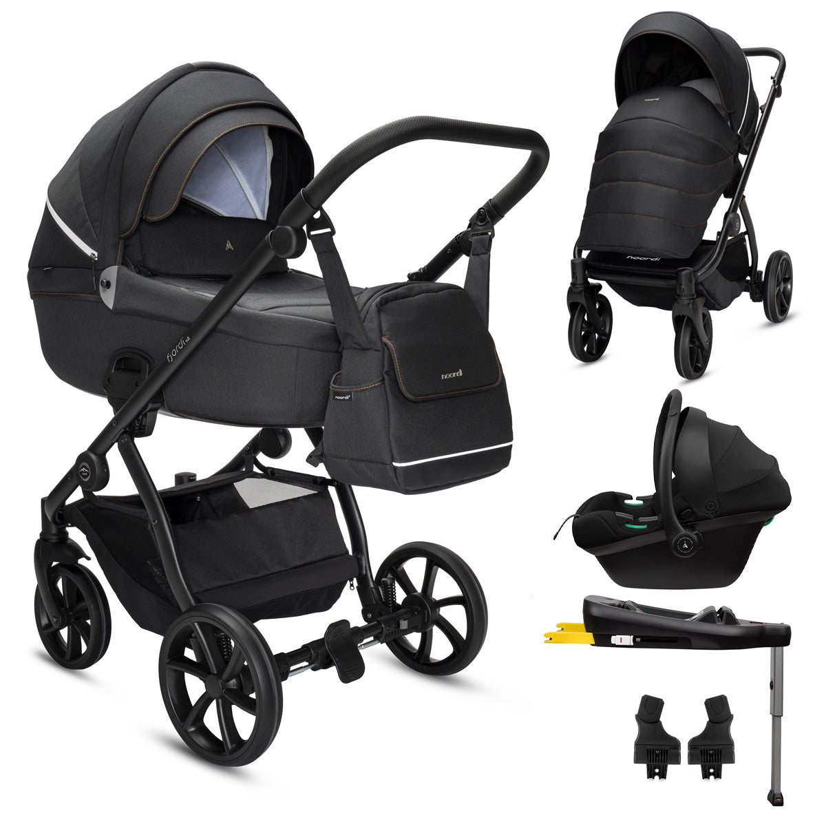 Noordi Fjordi V2 - 3in1 Travel System with Terra i-Size Car Seat