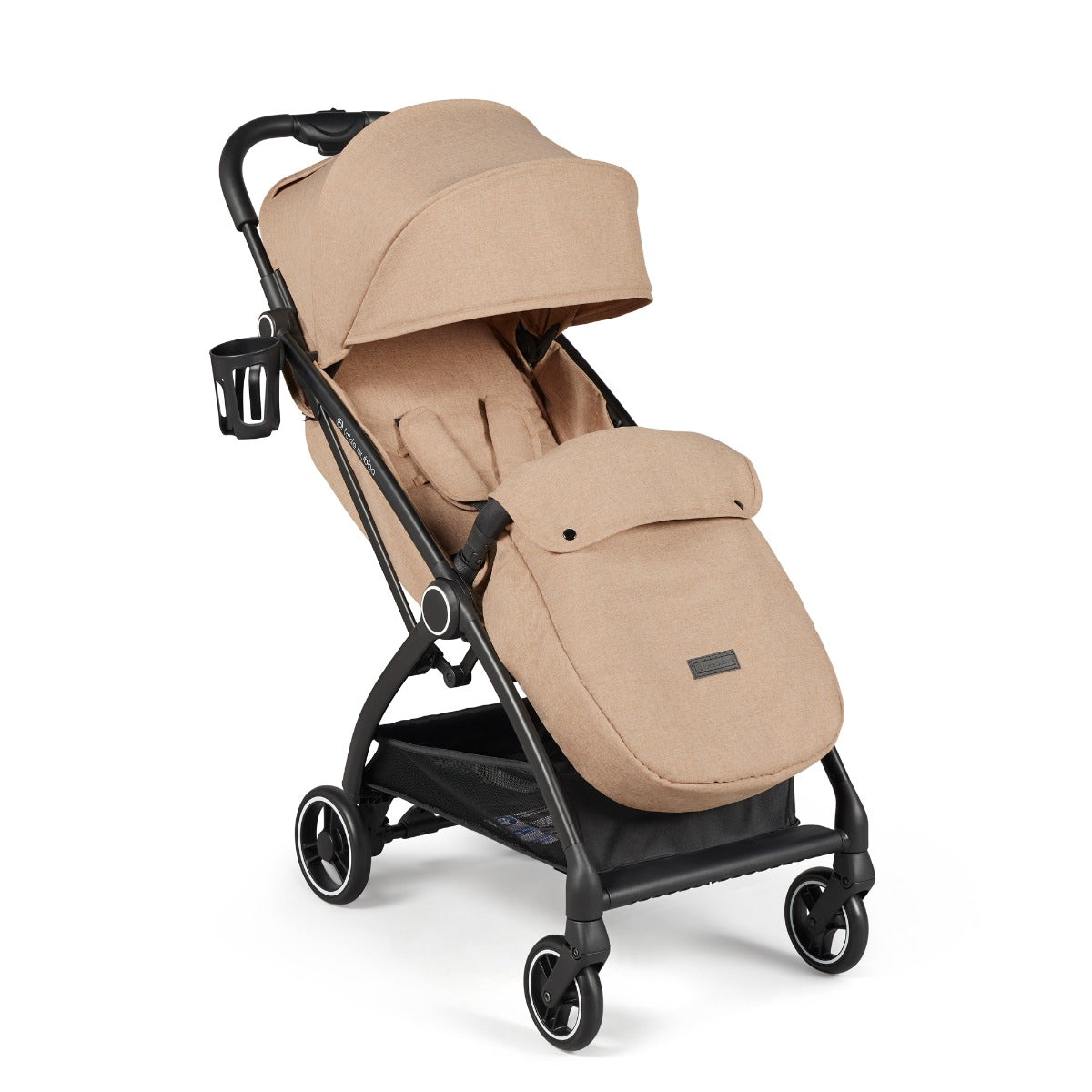 Ickle Bubba Aries Prime Auto-Fold Stroller - Biscuit