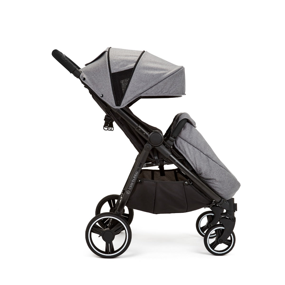 Ickle Bubba Venus Prime Double Stroller - Space Grey