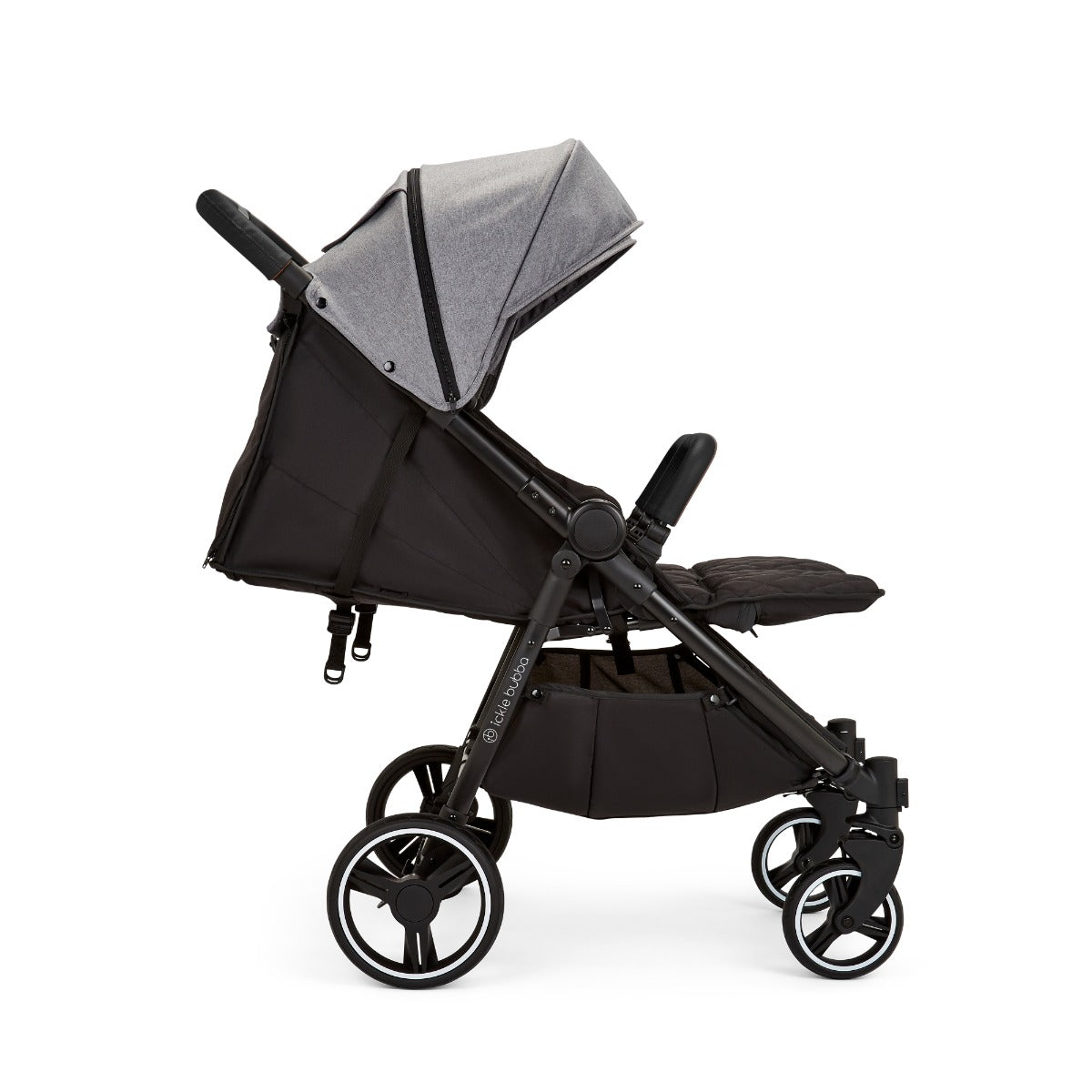 Ickle Bubba Venus Prime Double Stroller - Space Grey