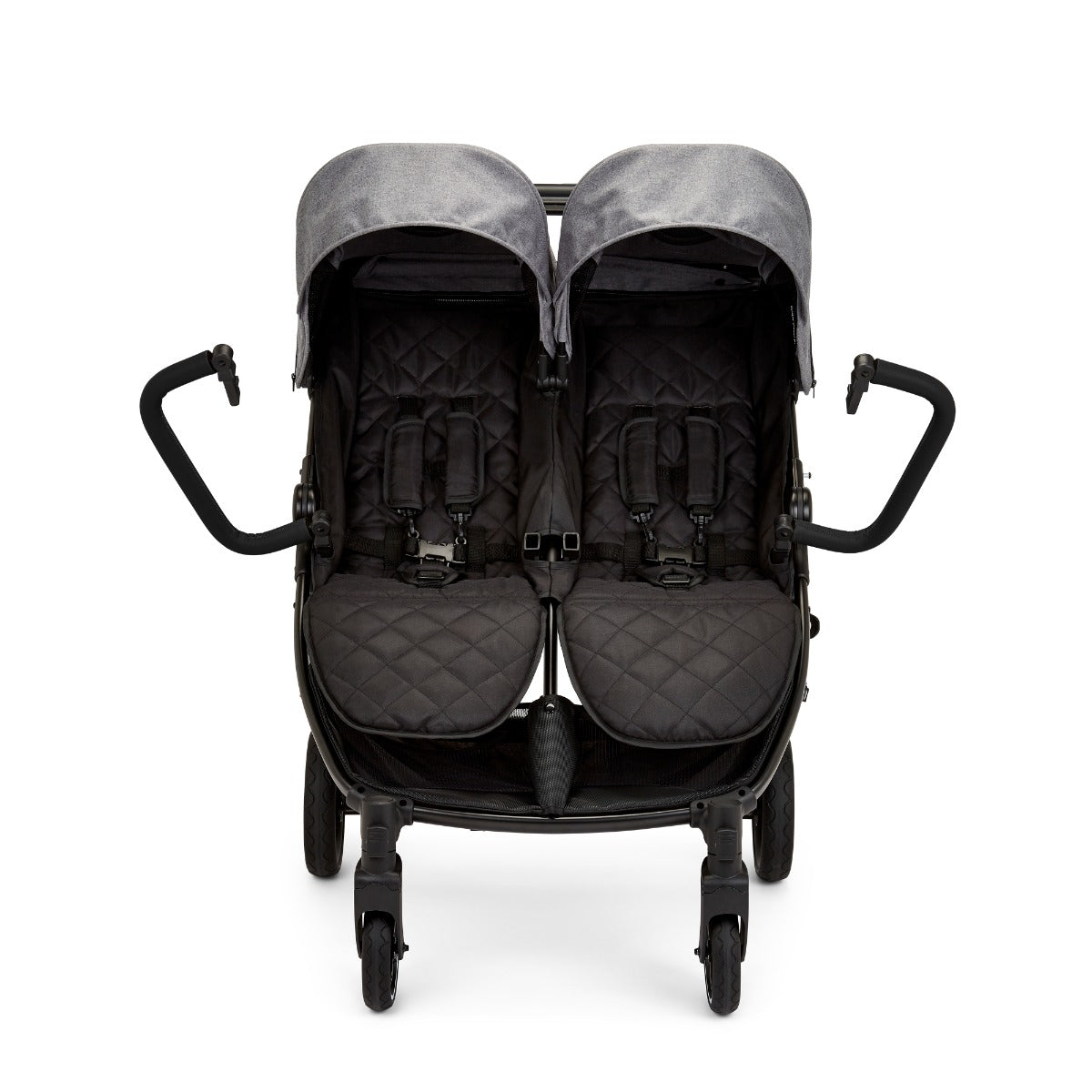 Ickle Bubba Venus Prime Double Stroller - Space Grey