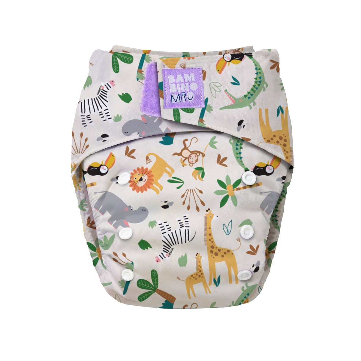 Revolutionary Reusable Nappy in Safari Squad