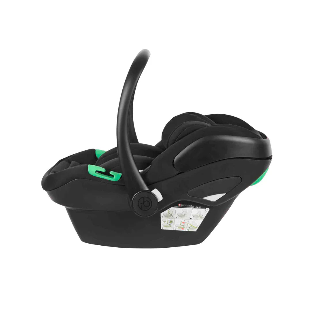 Ickle Bubba Nimbus 180° Spin i-Size Car Seat & Isofix Base - Black