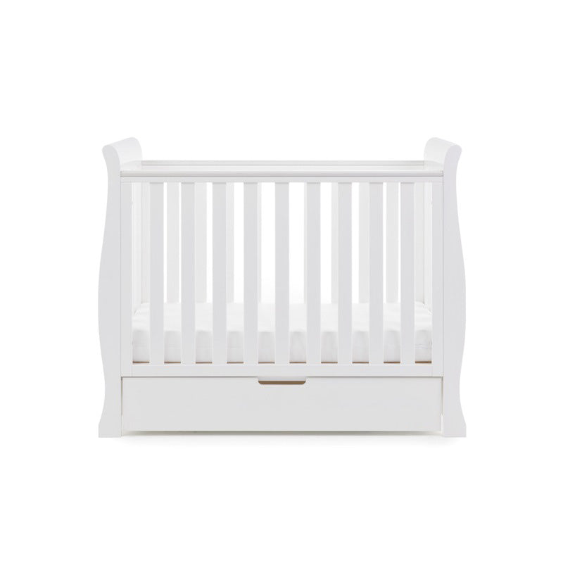 Obaby Stamford Space Saver Sleigh 2 Piece Room Set - White