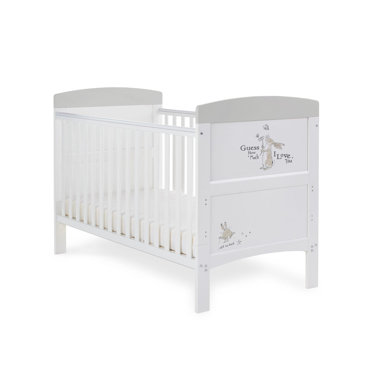Obaby Grace Inspire Cot Bed - Guess How Much I Love You - Scribble