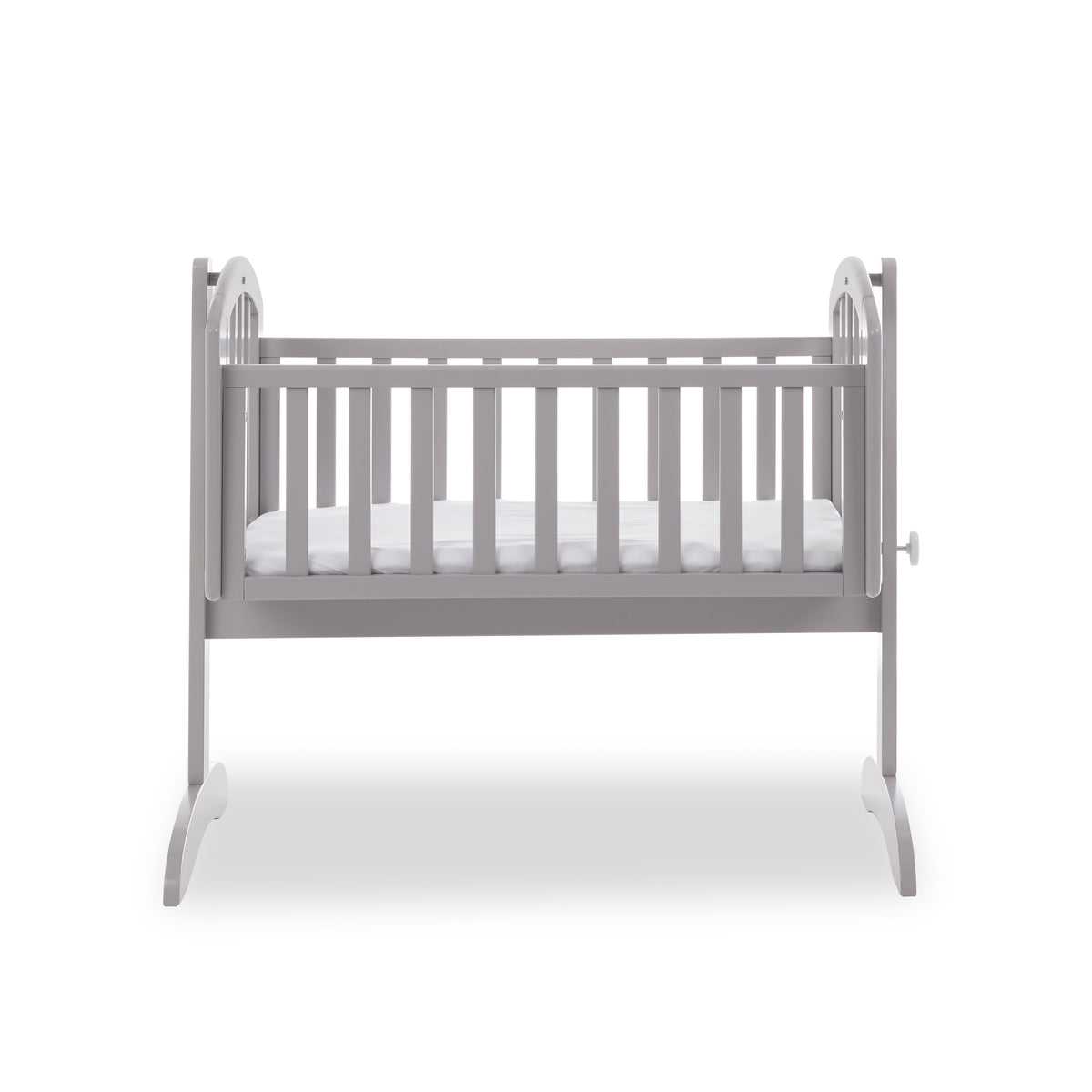 Obaby Sophie Swinging Crib + Foam Mattress - Warm Grey