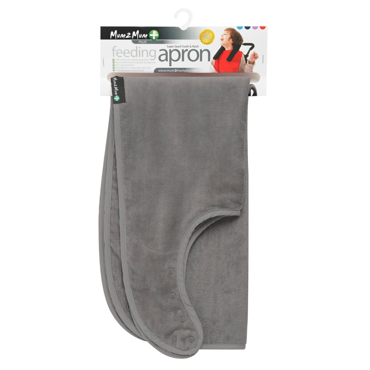 Mum 2 Mum PLUS SuperSized Clothing Protector - Mushroom Grey/Brown