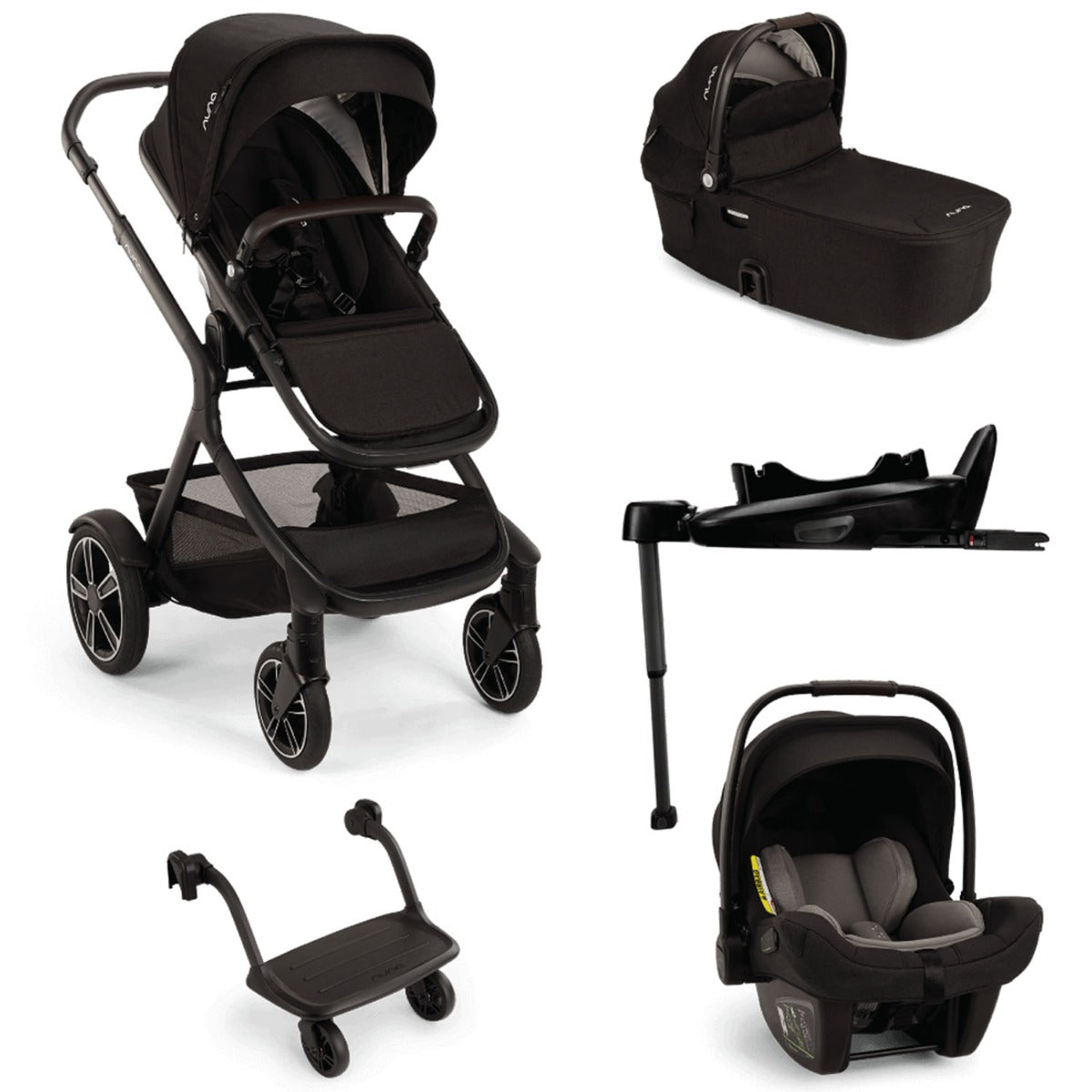 Nuna Demi Next + PIPA Next Generation Travel System Bundle - Caviar