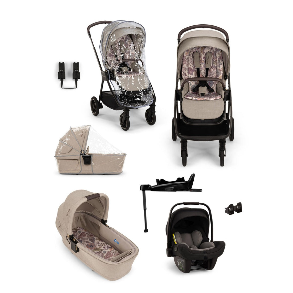 Nuna x Liberty TRIV Next + PIPA Next Generation Bundle - Fantasy Land