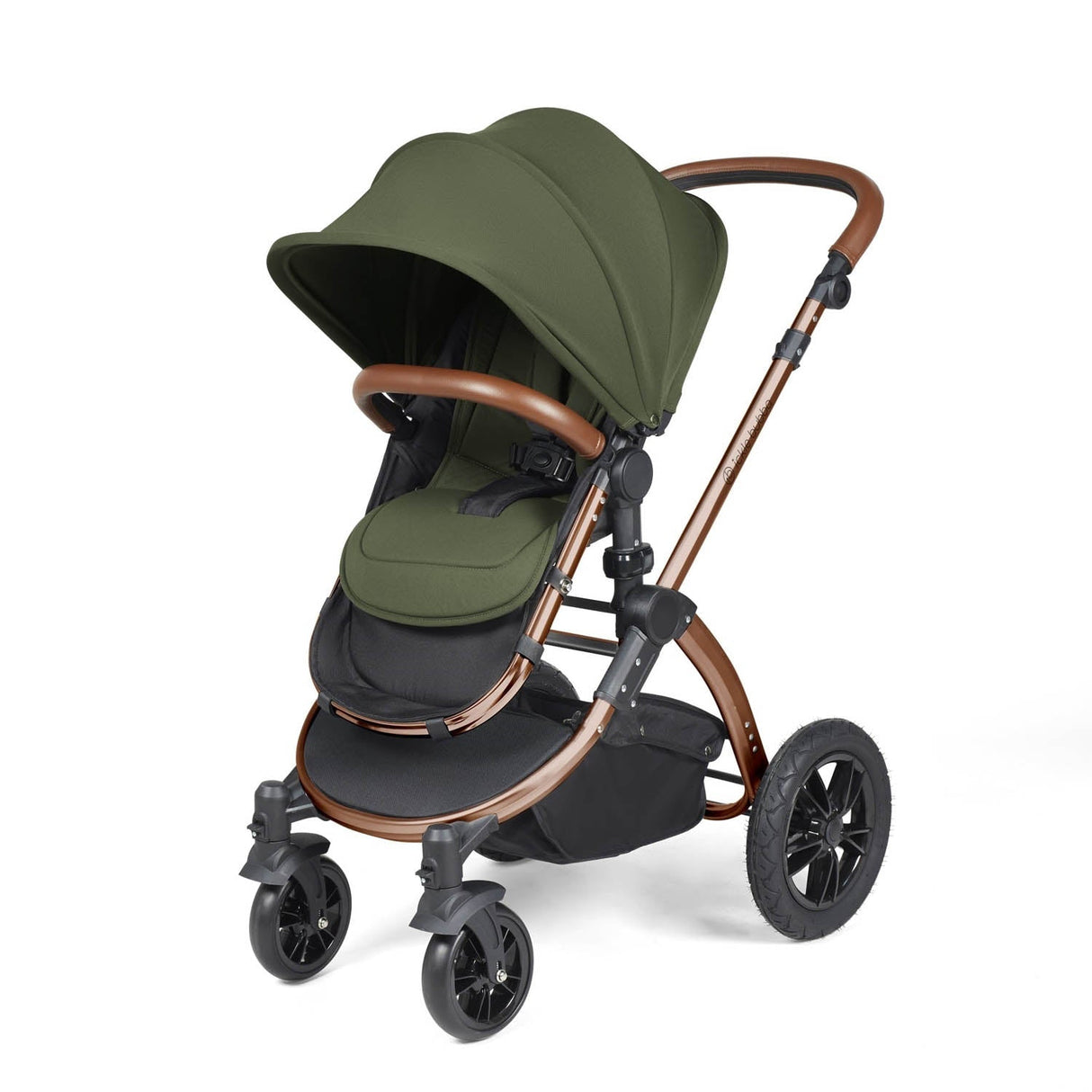 Ickle Bubba Stomp Luxe 14 Piece Nimbus 180° Spin Travel & Home Bundle - Bronze/Woodland/Tan