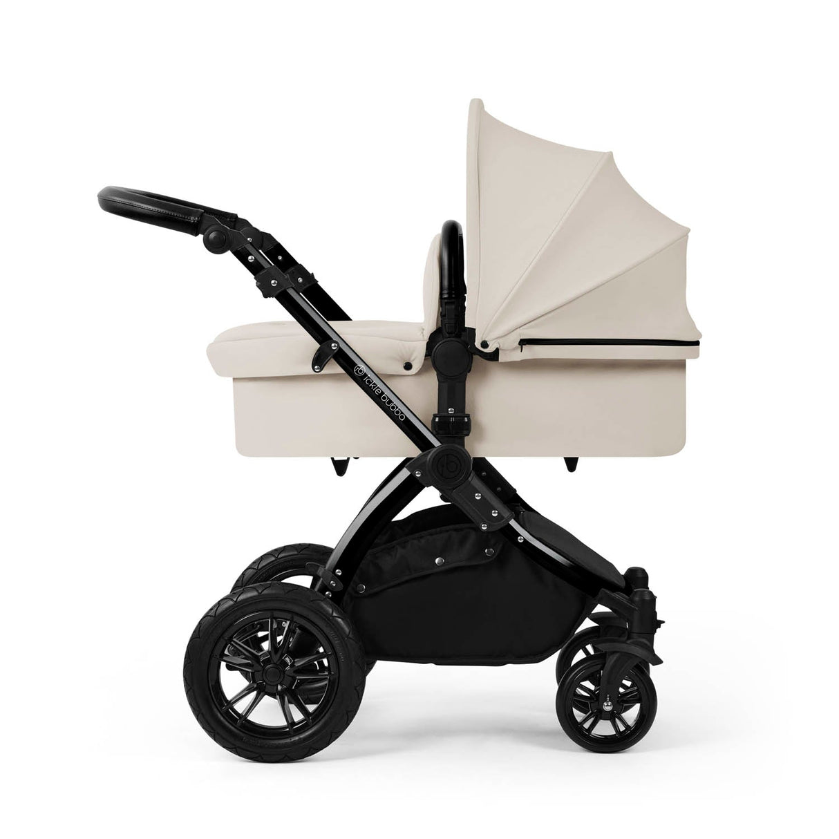 Ickle Bubba Stomp Luxe 14 Piece Nimbus 180° Spin Travel & Home Bundle - Black/Stone/Tan
