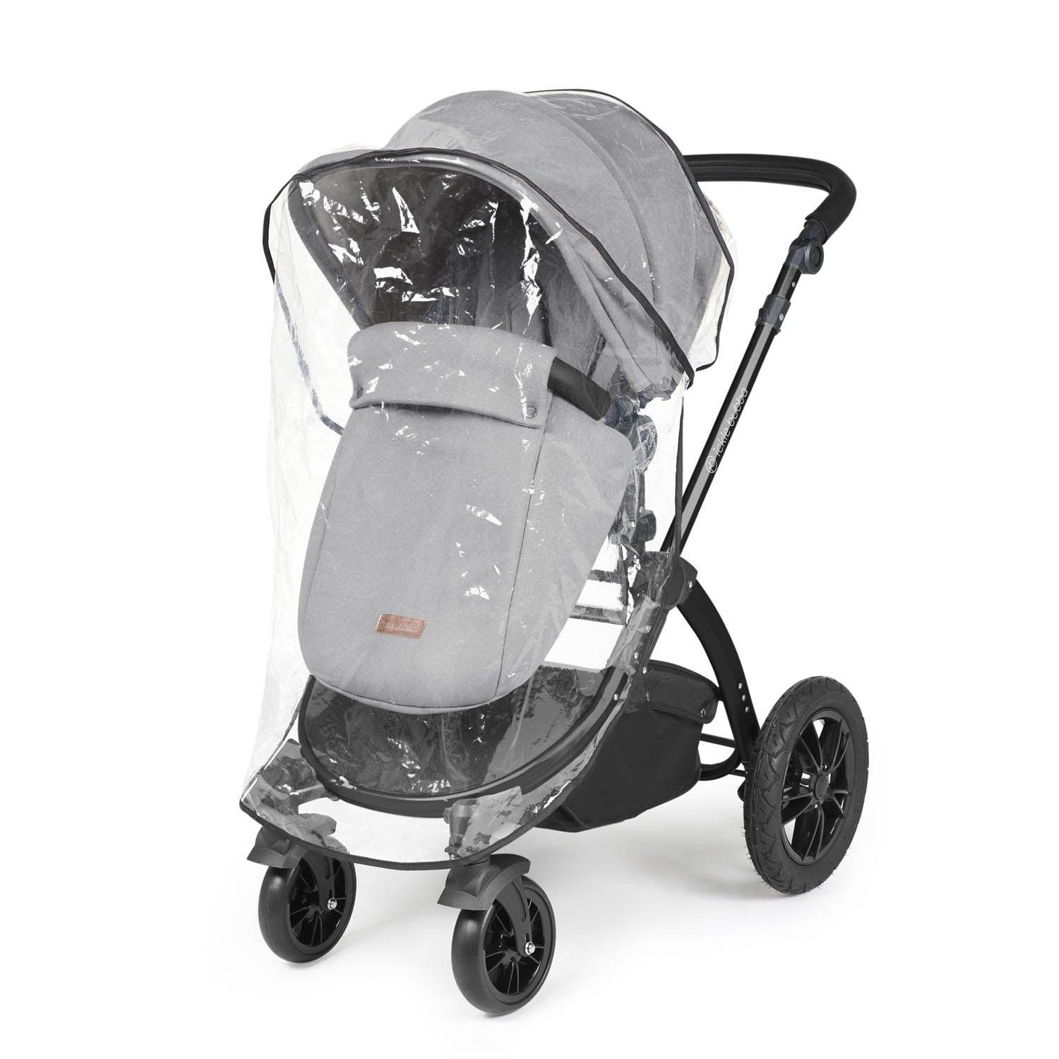 Ickle Bubba Stomp Luxe 14 Piece Nimbus 180° Spin Travel & Home Bundle - Black/Pearl Grey/Black