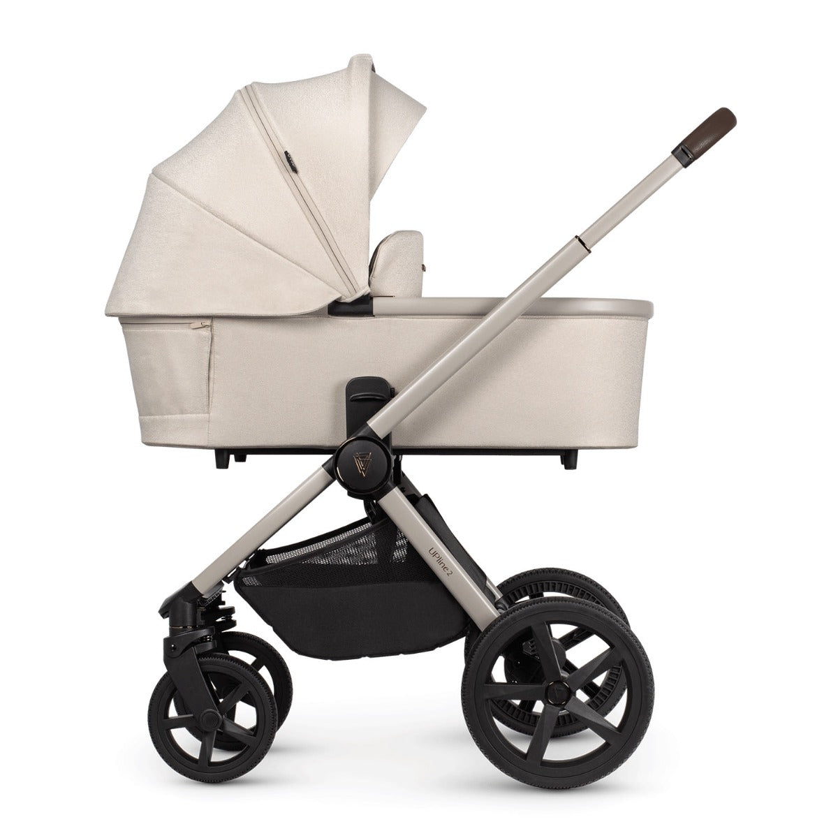 Venicci Upline 2 3-in-1 Tiago + 360 Base Travel System Bundle - Stone Beige