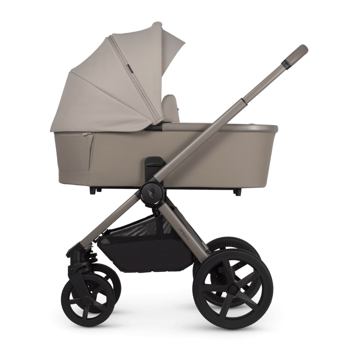 Venicci Upline 2 Pushchair & Carrycot 2-in-1 Bundle - Taupe