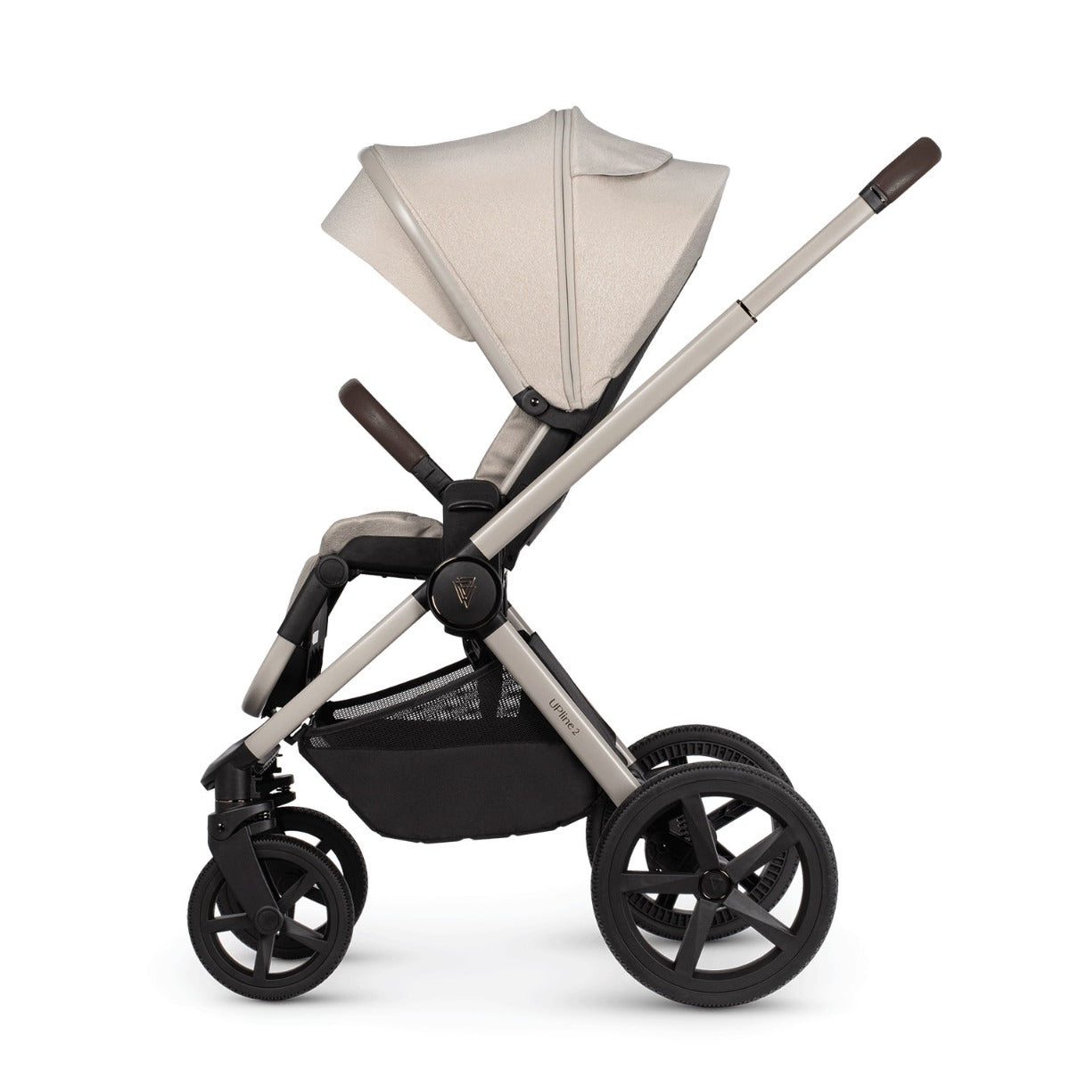 Venicci Upline 2 3-in-1 Tiago + 360 Base Travel System Bundle - Stone Beige