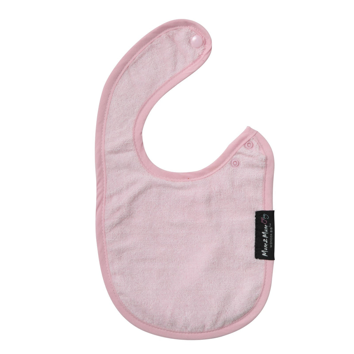 3 PACK - Mum 2 Mum Infant Wonder Bibs - Cerise / Baby Pink / Purple